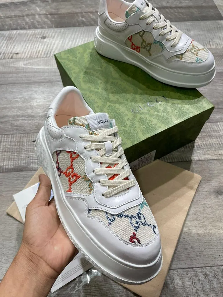 PREMIUM WHITE CHUNKY B GG SNEAKER