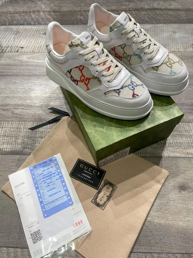 PREMIUM WHITE CHUNKY B GG SNEAKER
