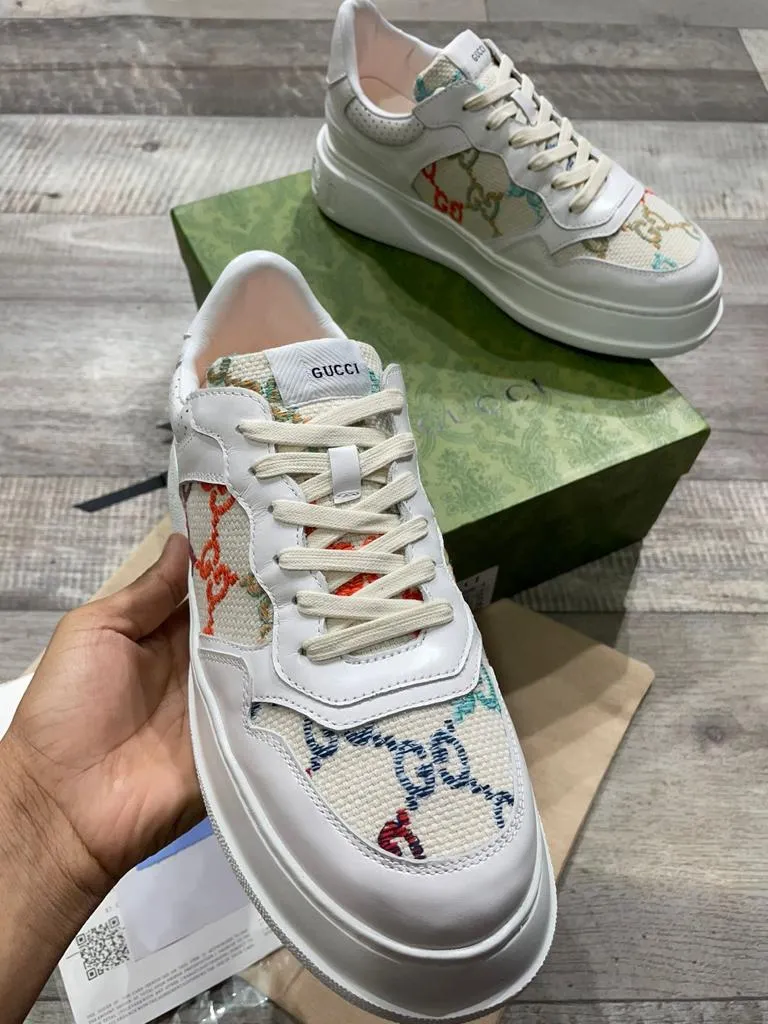 PREMIUM WHITE CHUNKY B GG SNEAKER