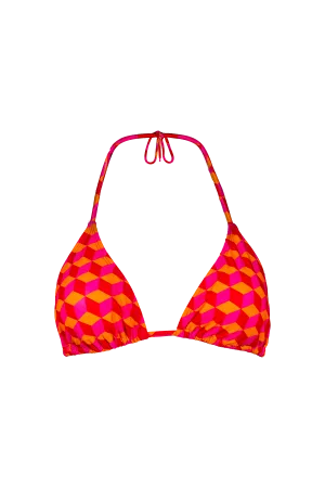 Pretty Geo Slide Triangle Top