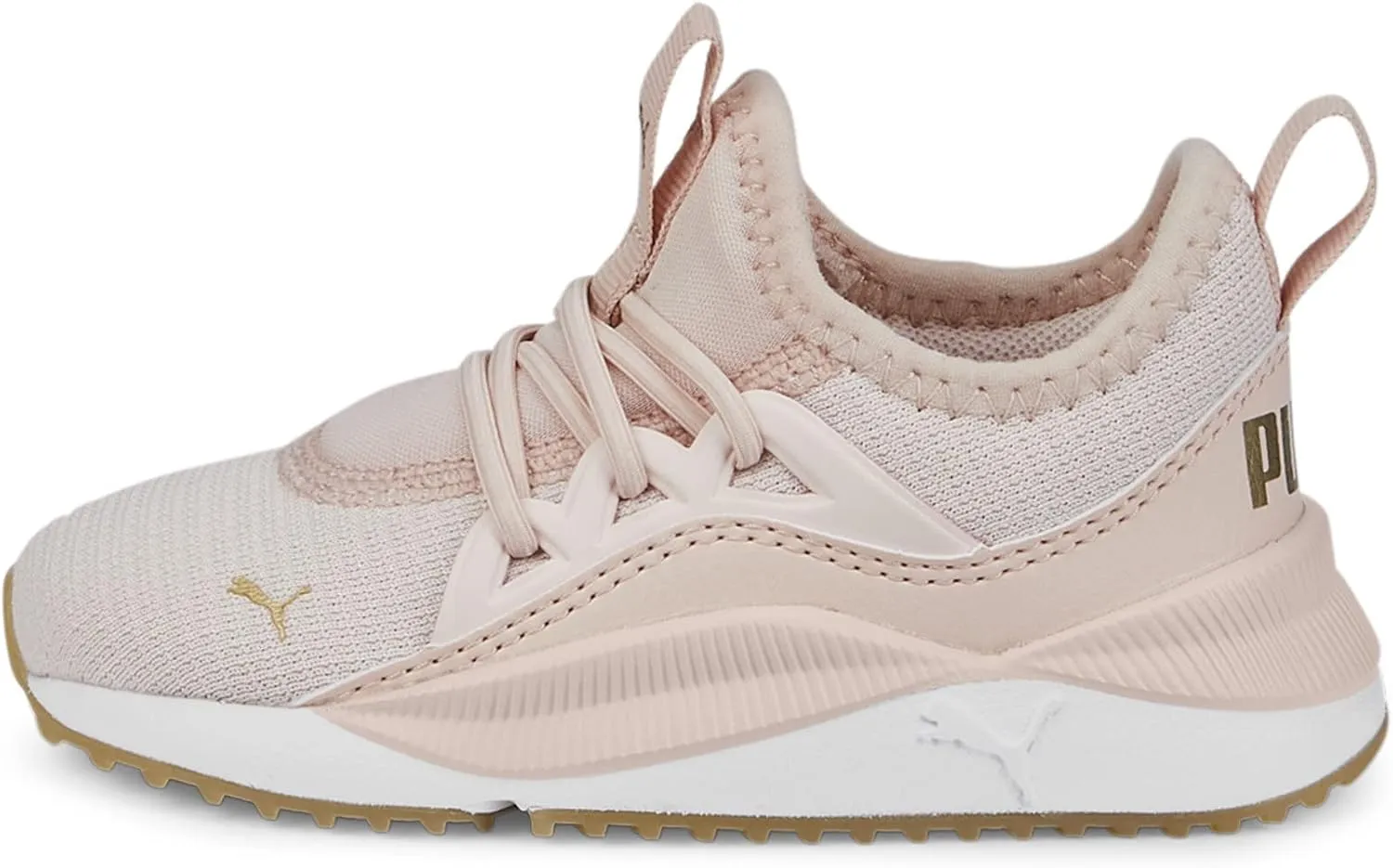 Puma Kids Pacer Future Allure Alternate Closure Sneaker, Island Pink-Island Pink-Gum, 4 US Unisex Toddler