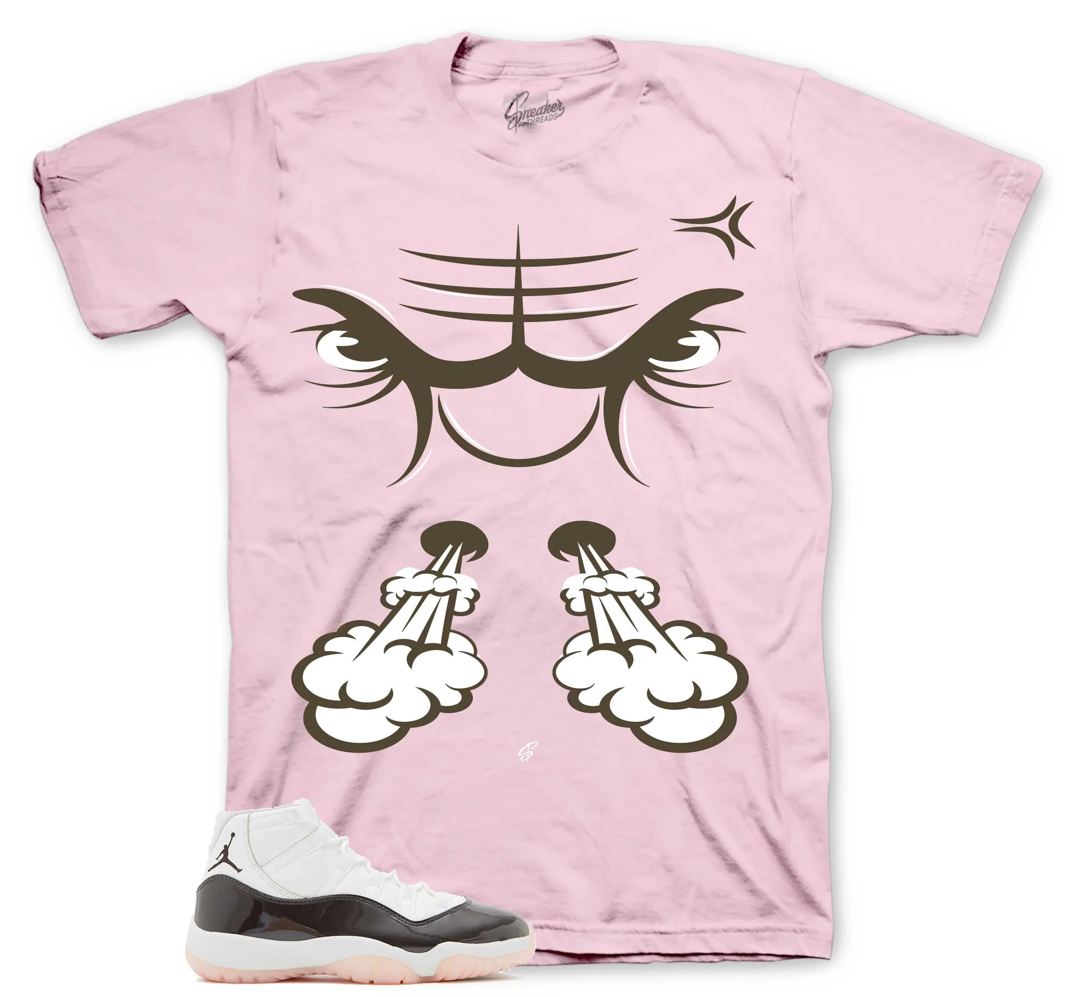 Raging Face T-Shirt - Retro 11 Neapolitan Shirt
