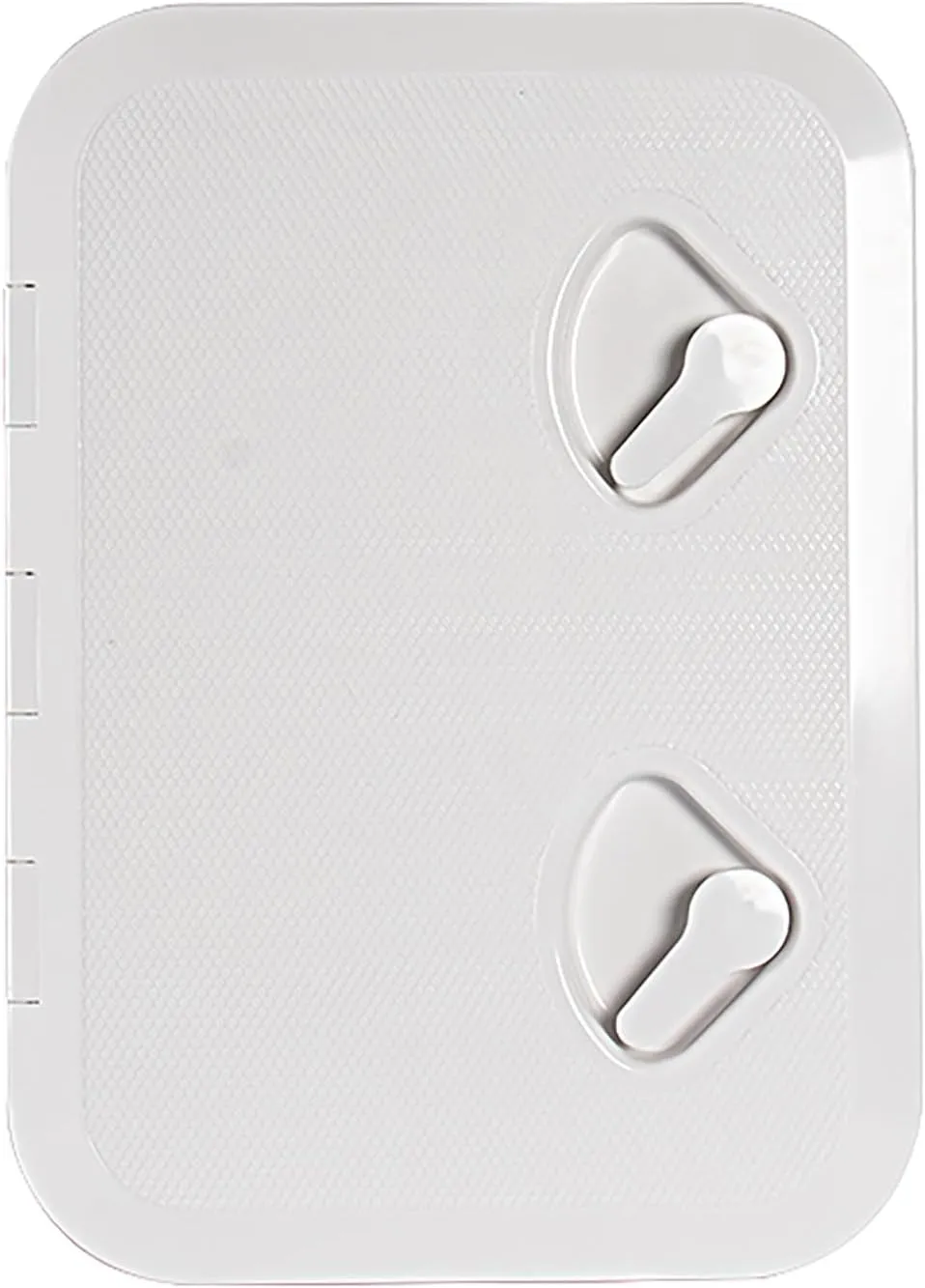 Rectangle Boat Deck Hatch & Lid Deck Access Inspection Cover ABS Material Lockable, Non Slip Surface for Marine Yacht RV Truck Vent Accessories(White,44 * 31.5cm/17.3 * 12.4in)