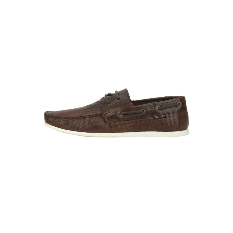 RedTape Men Brown Boat Shoes