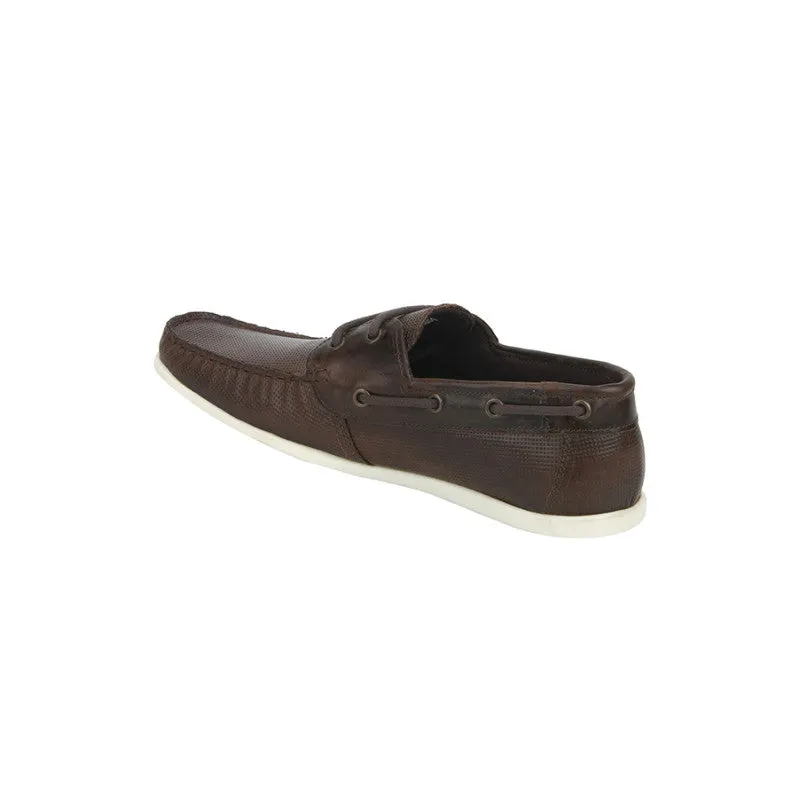 RedTape Men Brown Boat Shoes