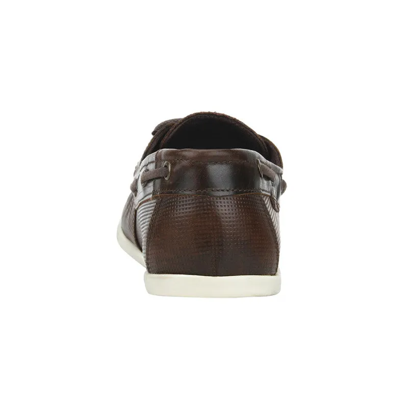 RedTape Men Brown Boat Shoes