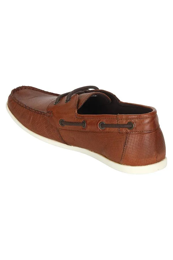 RedTape Men Brown Boat Shoes