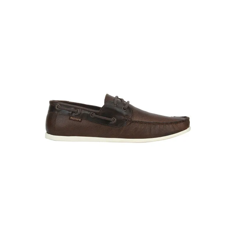 RedTape Men Brown Boat Shoes