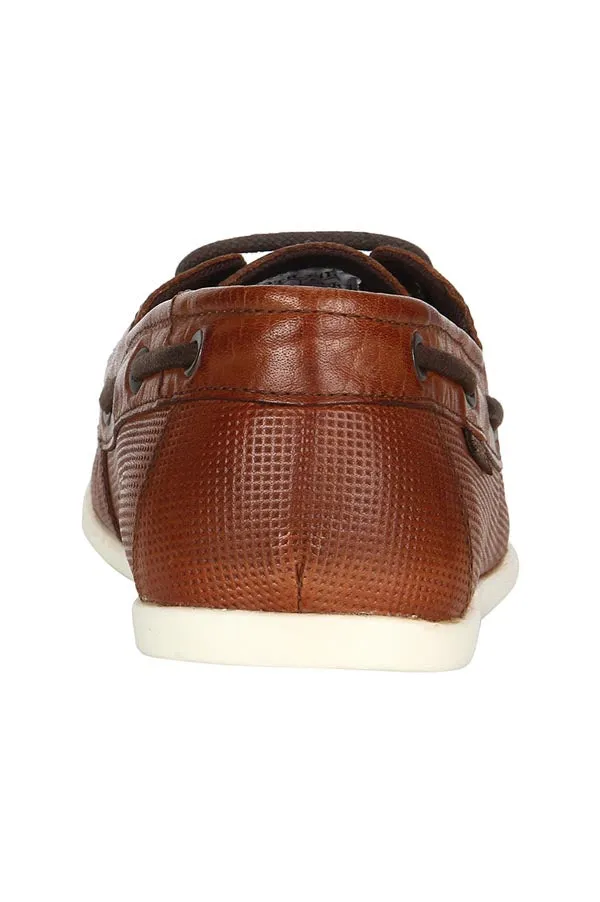 RedTape Men Brown Boat Shoes