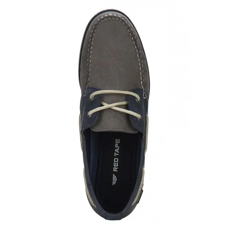 RedTape Men Grey Boat Shoes