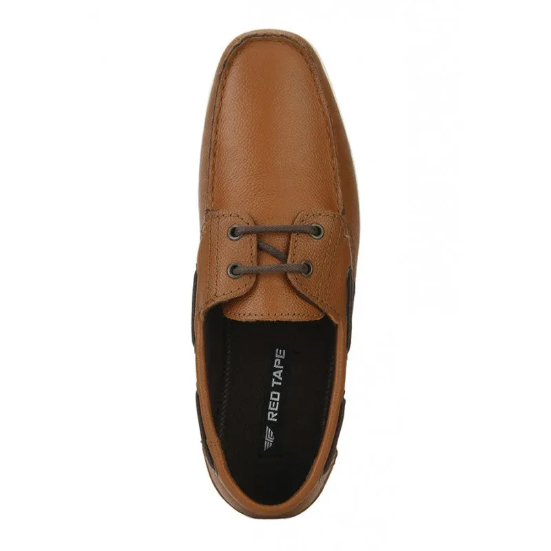 RedTape Men Tan Boat Shoes