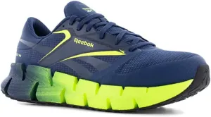 Reebok Men's FloatZig Work Fire and Safety Shoe, Blue and Lime, 10.5