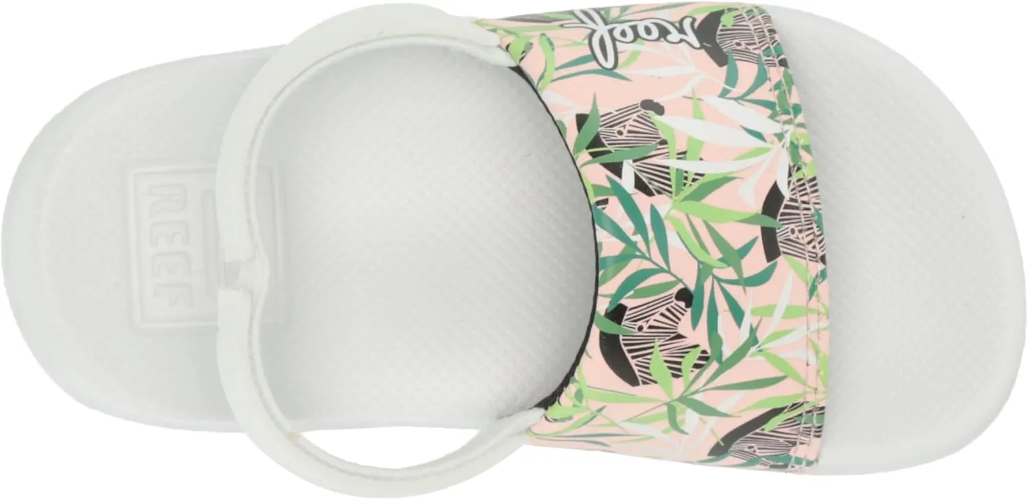 REEF Toddler/Little Kid One Slide Sandal, Lightweight & Water Friendly, Backstrap