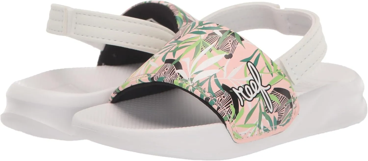 REEF Toddler/Little Kid One Slide Sandal, Lightweight & Water Friendly, Backstrap