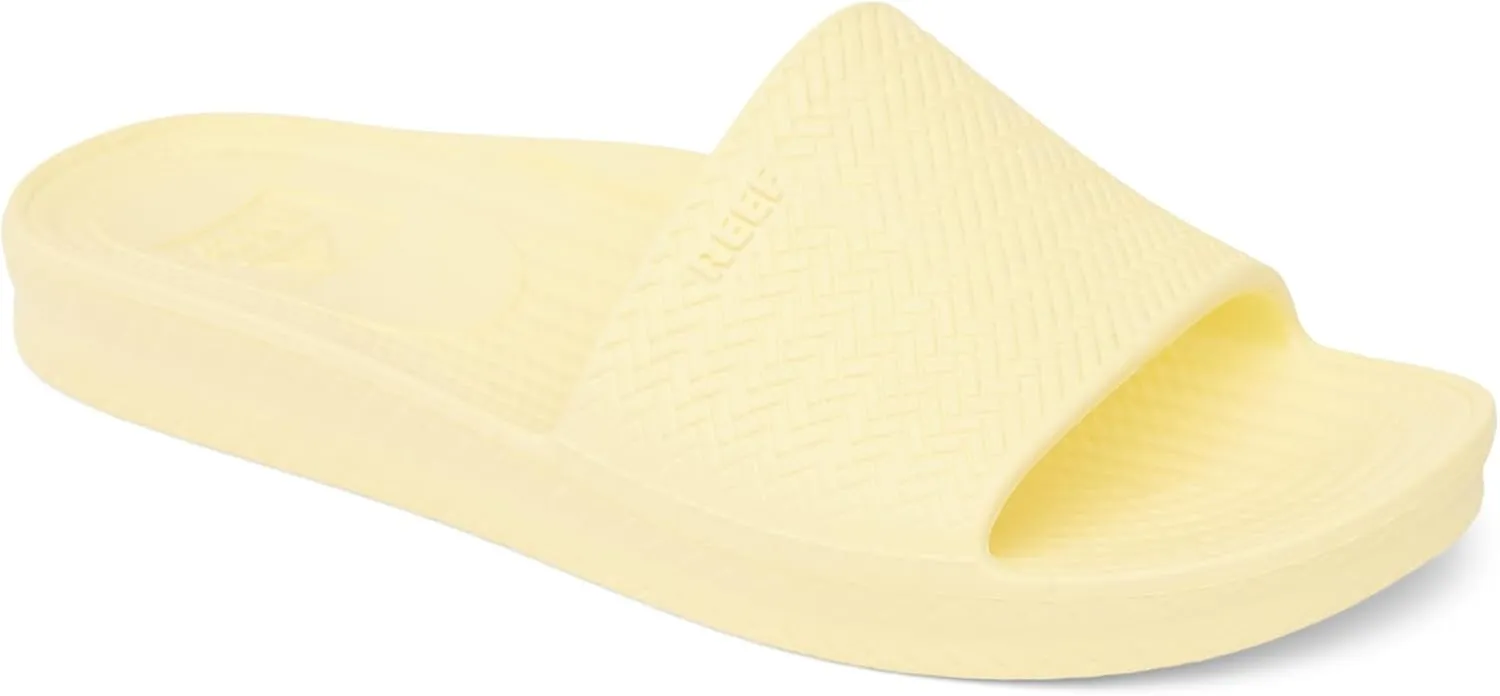 Reef Women's Water Scout Slide Sandal, Pale Banana, 5