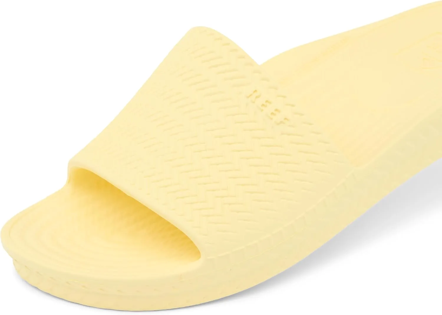 Reef Women's Water Scout Slide Sandal, Pale Banana, 5