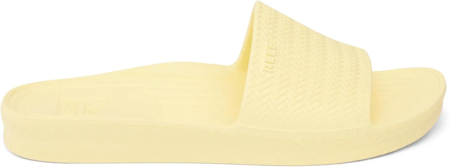Reef Women's Water Scout Slide Sandal, Pale Banana, 5