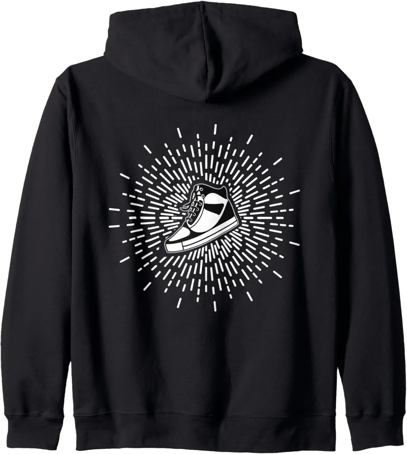 Retro black Basketball Shoes Sneaker heads Collector kicks Zip Hoodie