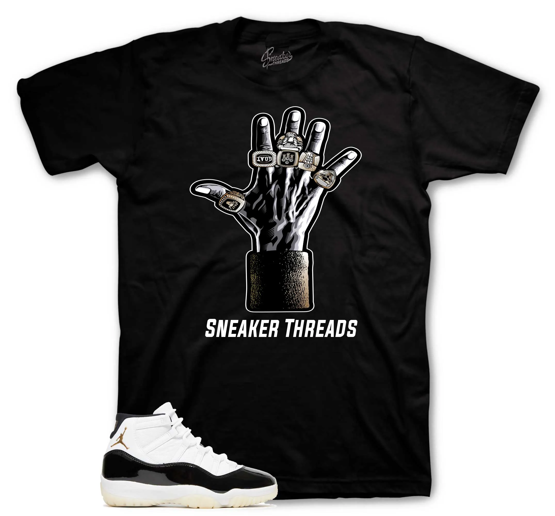Rings T-Shirt - Retro 11 Gratitude Shirt