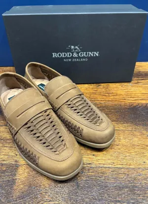 Rodd & Gunn | Gisborne Huarache Slip On | Nubuck Brown