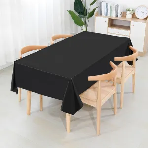 Roll-Up Disposable Tablecloth, Boxed Disposable Plastic Tablecloth, 1.37x30M, Suitable for Picnics, Parties, Banquets, Birthdays, Weddings, Comes with Slide Cutter, Easy to Set Up & Clean