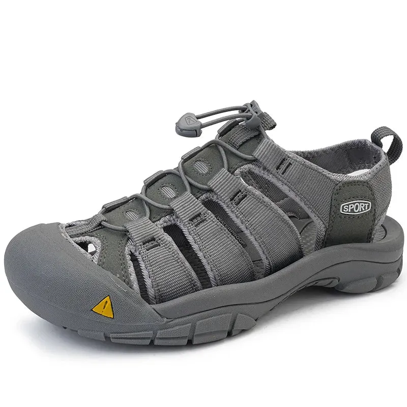 sandals Outdoor lightweight shoes Sandals oversized Global selection soled Men's casual Shoes Summer hollow Sale event Thick 2025 Homme beach Male Baotou