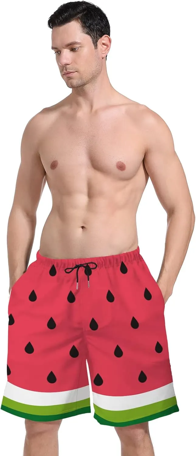 SARA NELL American Flag Mens Swim Trunks Quick Dry Board Shorts with Mesh Lining, Breathable Shorts Swimwear Bathing Suits