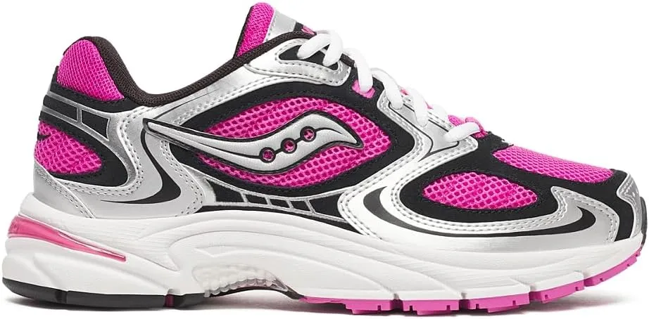 Saucony Unisex Grid Jazz 9 Sneaker, Pink/Silver, 9 US Men