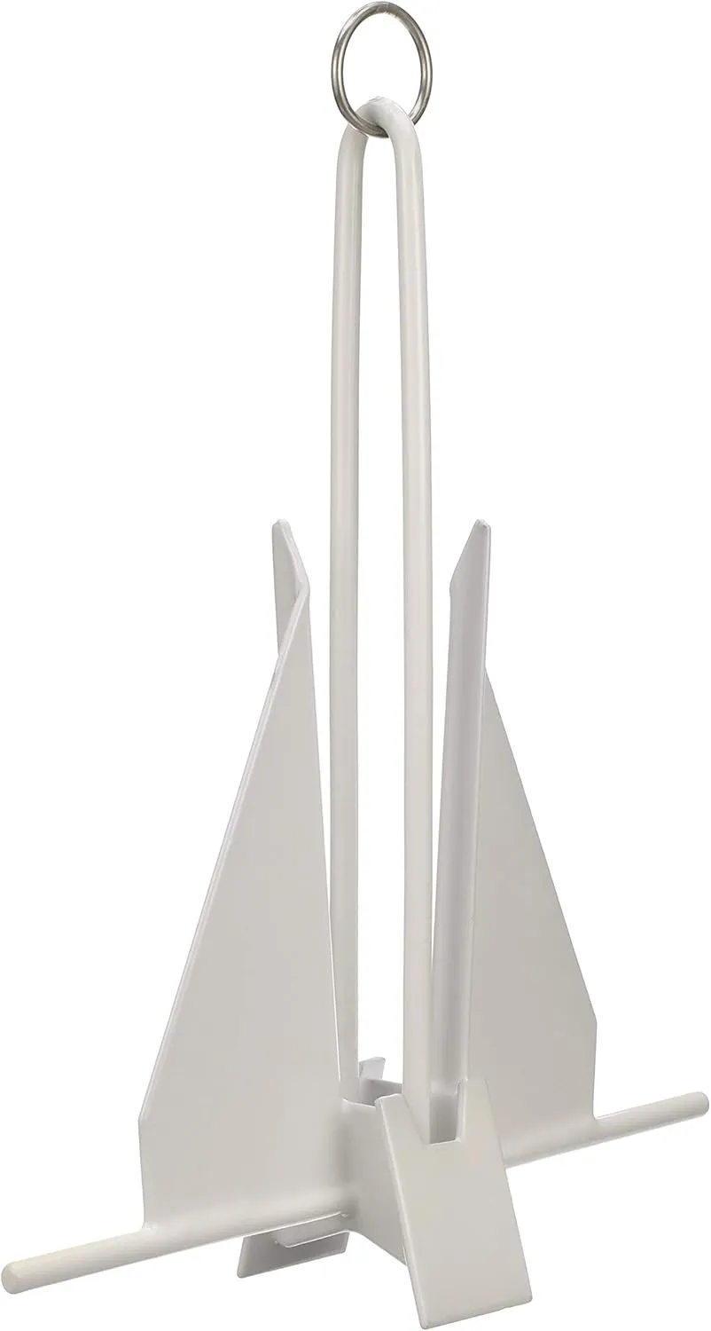 Seachoice Utility Anchor with Slip Ring Shank – Hot-Dipped Galvanized Steel or PVC Coated – Multiple Sizes
