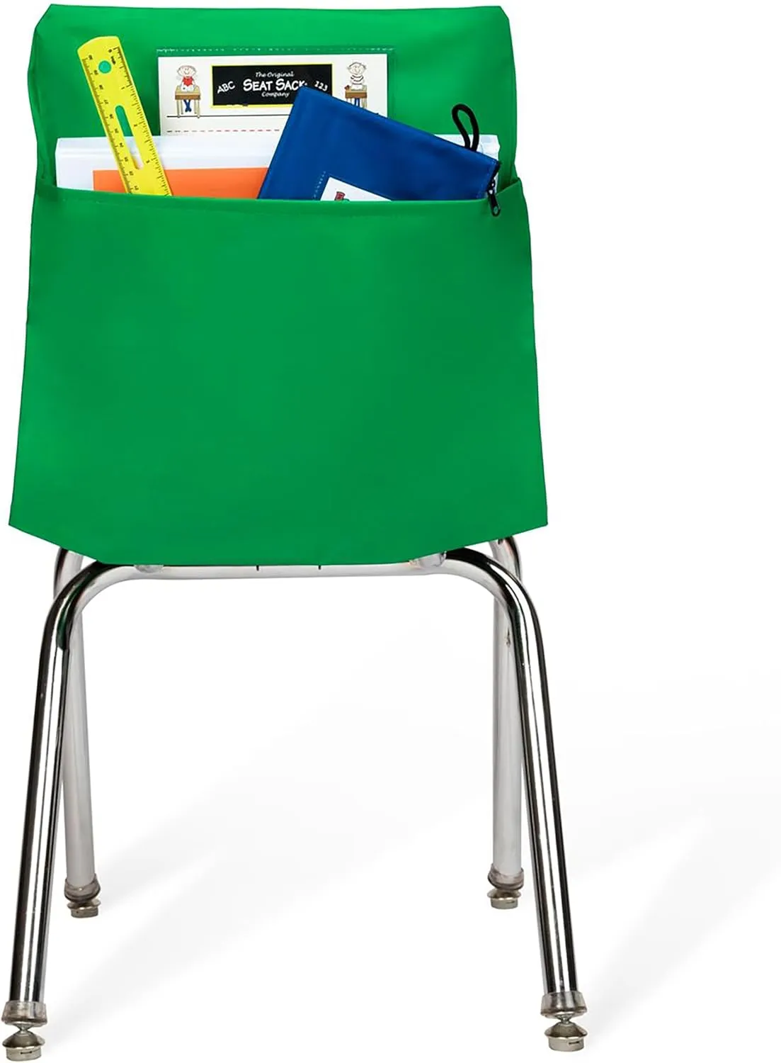 Seat Sack Single-Pocket Chair Storage - 17 Inches Classroom Pack of 25 - The single pocket is the perfect addition to classrooms, study areas, and home learning spaces.