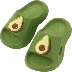 SEAUR Kids Boy Cloud Slippers for Girls Summer Quick-Drying Thickened Non-Slip Sandals Beach Cute Fruit Slides