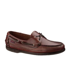 Sebago 2EYE Boat OX Brown Leather Mens Casual 759-43