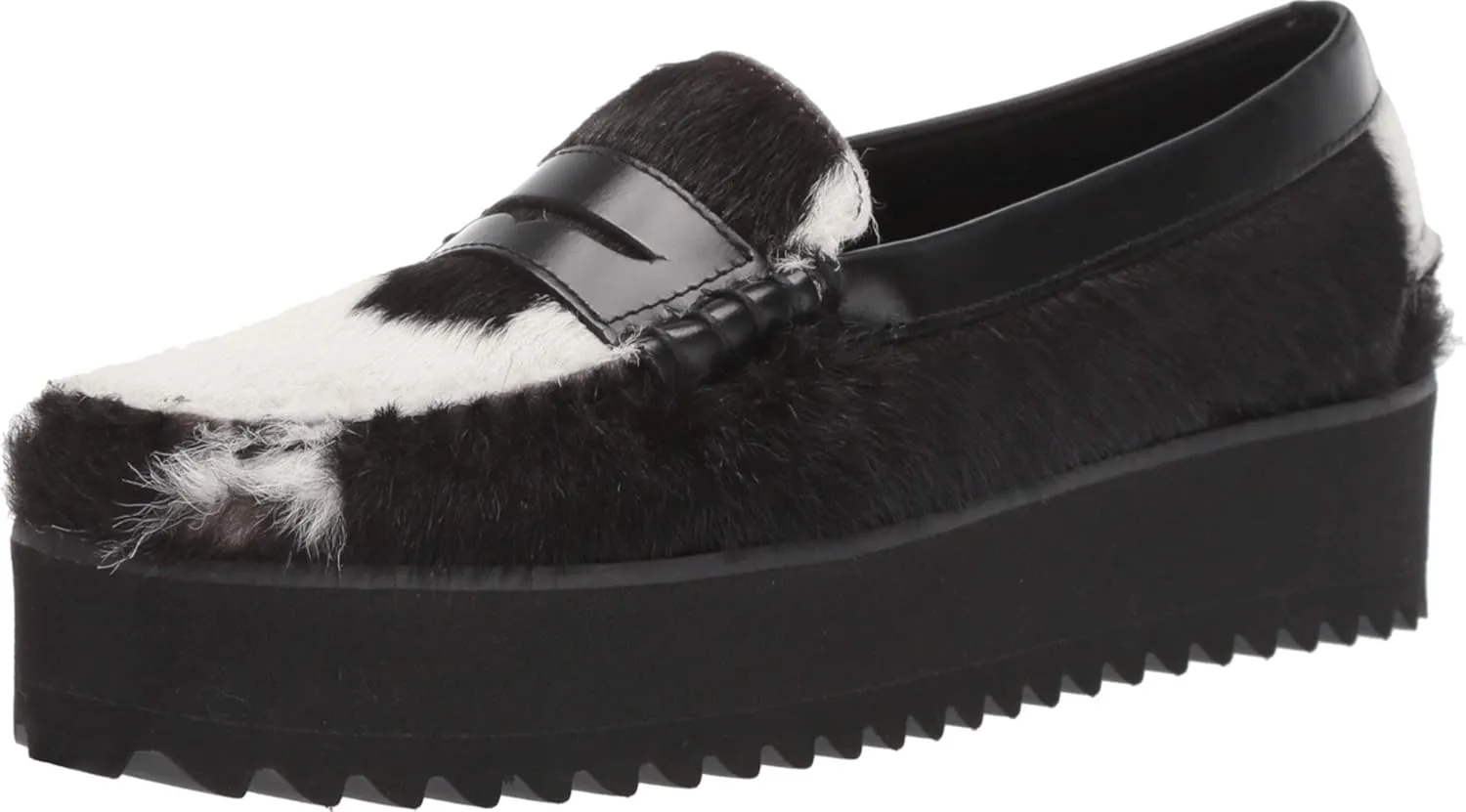 Sebago Dan Wedge Black/White 6.5 M