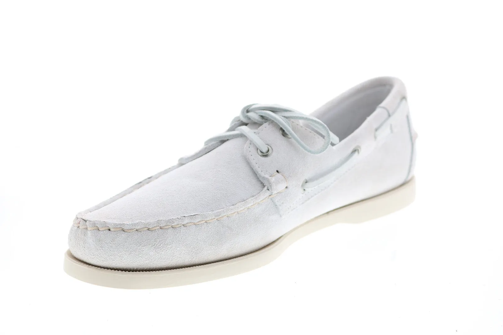 Sebago Portland Flesh Out 7111PTW Mens White Loafers & Slip Ons Boat Shoes