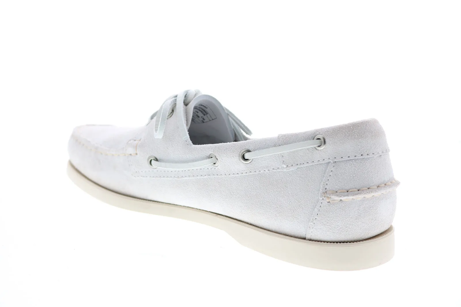 Sebago Portland Flesh Out 7111PTW Mens White Loafers & Slip Ons Boat Shoes