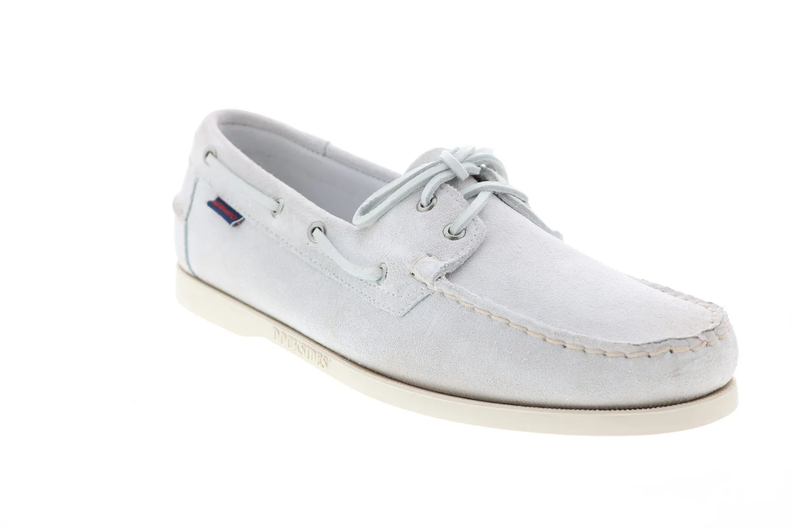 Sebago Portland Flesh Out 7111PTW Mens White Loafers & Slip Ons Boat Shoes