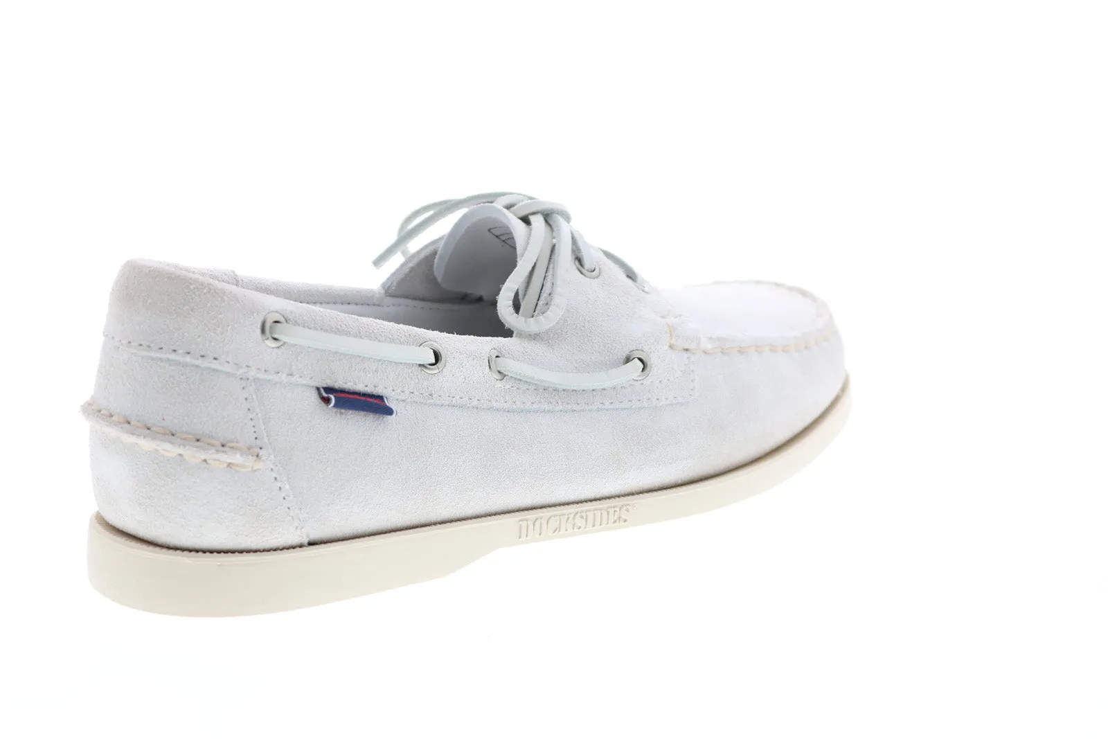 Sebago Portland Flesh Out 7111PTW Mens White Loafers & Slip Ons Boat Shoes