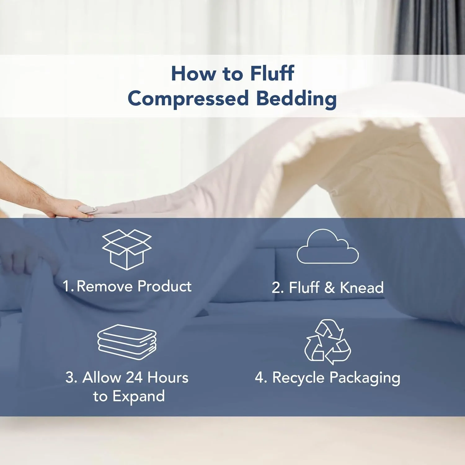 Serta Memory Flex Soft Queen Mattress Topper, 2" Pillow Top Mattress Pad, Cushioning Stain Resistant Mattress Protector with 15" Pocket for Secure Fit, Machine Washable, White