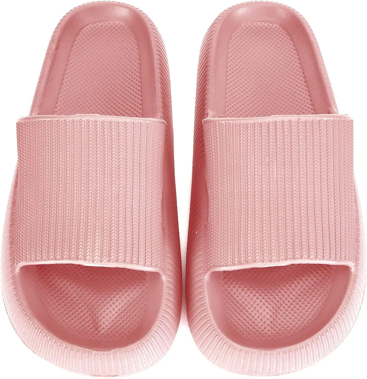 Sharllen Cloud Slides for Boys & Girls - Non-Slip House Slippers for Kids - Beach Slide Sandals in Black, White & Beige