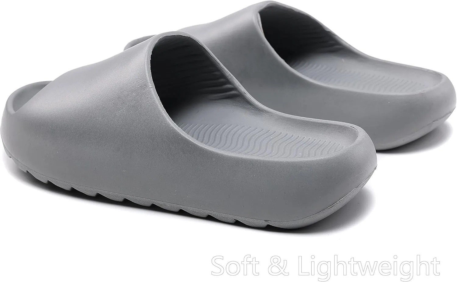 sharllen Cloud Slides for Kids Lightweight Non-Slip Pillow Slippers Open Toe Comfy Toddler Boys Girls Cloud Cushion Slide Sandals for Indoor Outdoor Bathroom Shower Pool Beach Slippers
