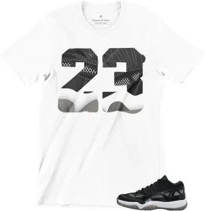 Shirt to Match Jordan 11 IE Black & White Men's Graphic Tee