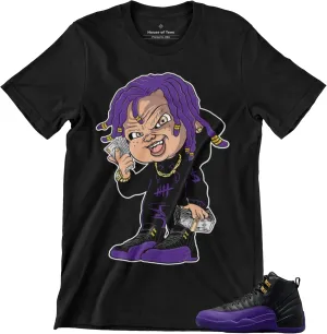 Shirt to Match Jordan 12 Field Purple Men's Graphic Tee