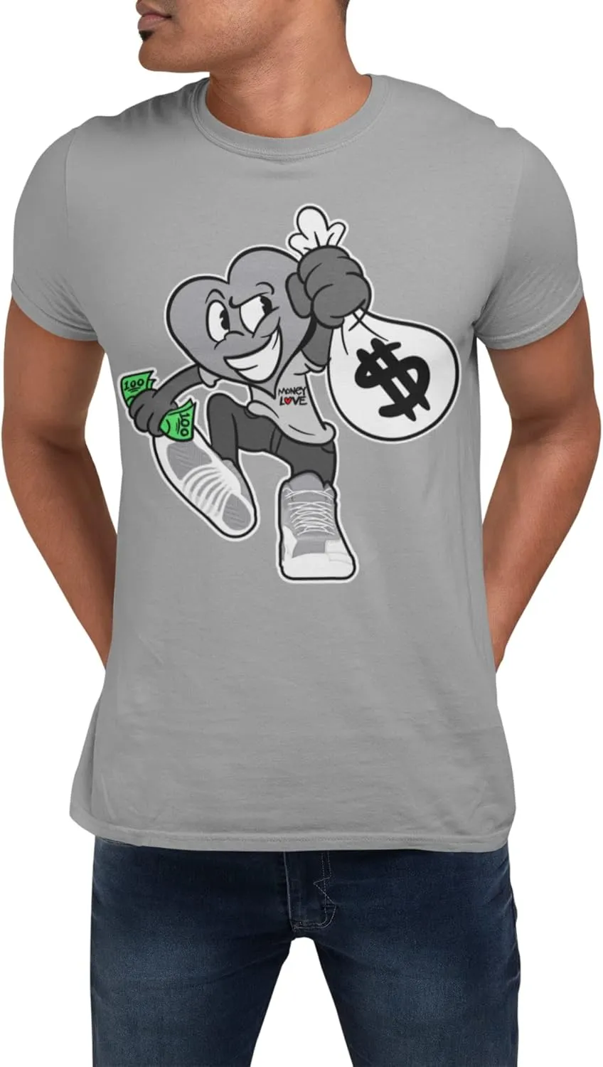 Shirt to Match Jordan 12 Stealth Men's Money Love Cash T Shirt, Jordan 12s Shirt to Match Stealth Tshirt