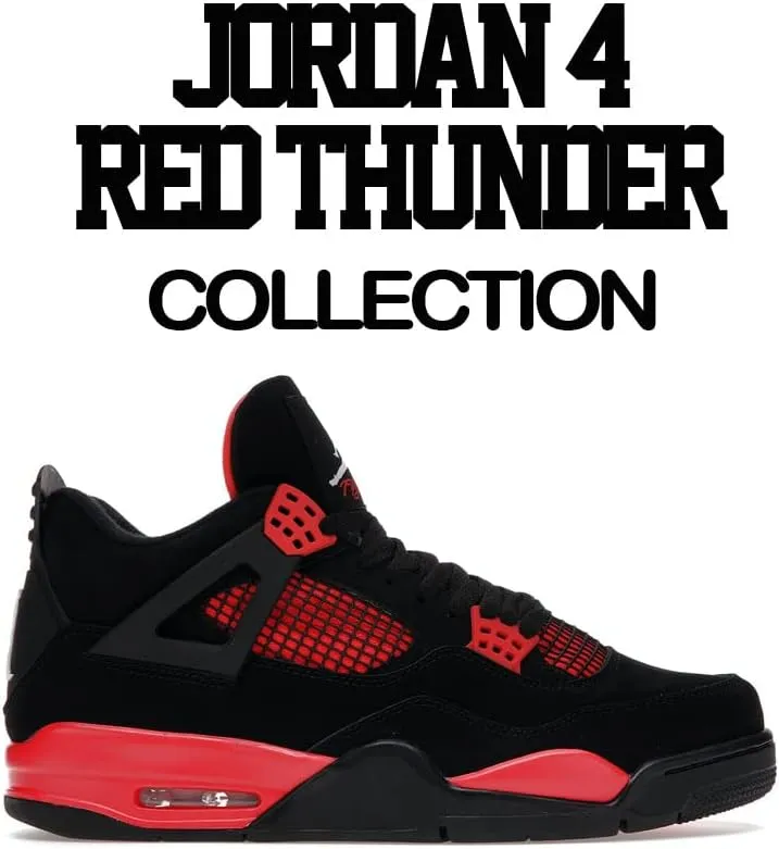 Shirt to Match Jordan 4 Red Thunder Sneakers - Trust Issues Tee