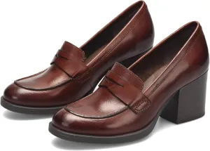 SHODENSE Women Vintage Chunky Heel Loafers Pumps Platform Round Closed Toe Oxford Shoes Burnished Matte Patent Suede Slip On Dress Loafer Stacked Block Heels Office Formal Work Business 4-11 M US
