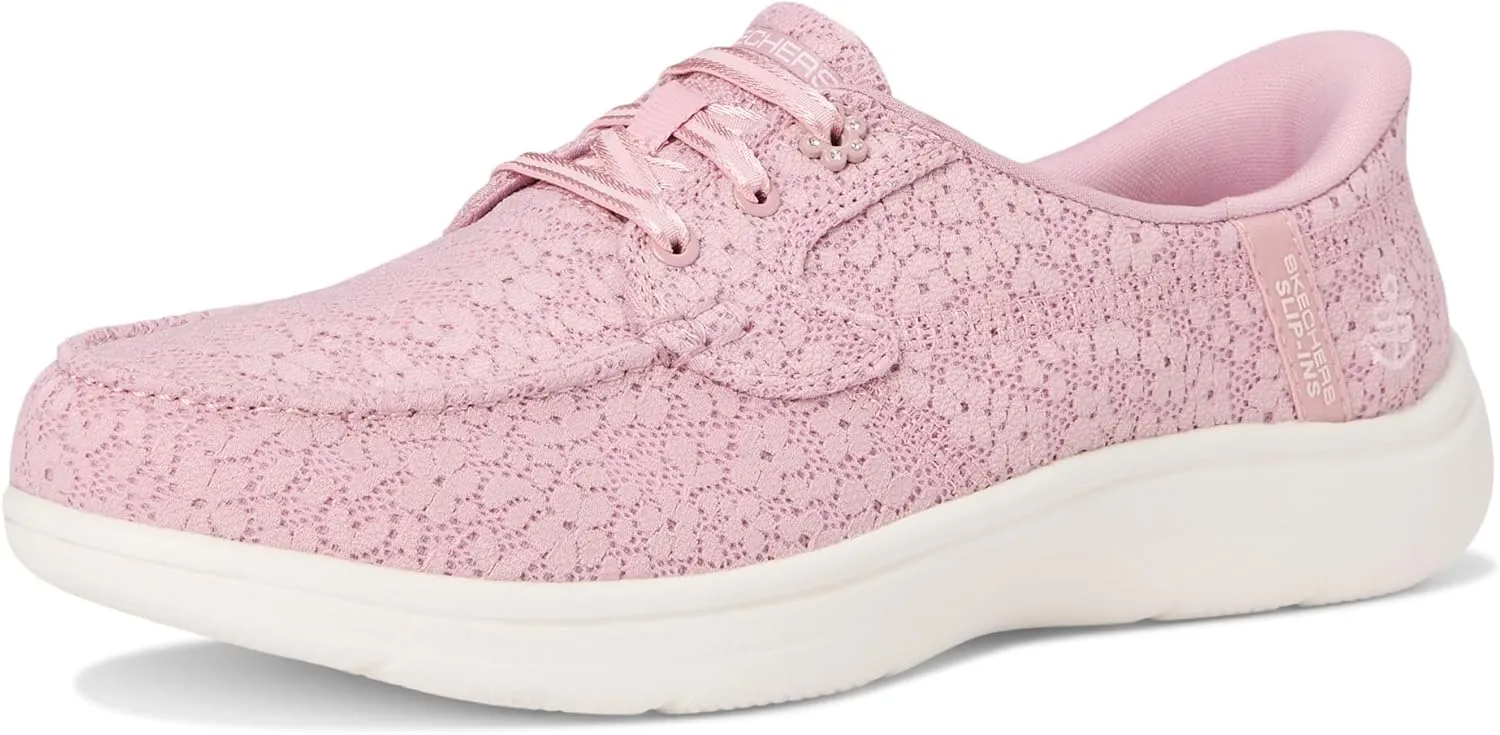 Skechers Women's Hands Free Slip-ins On-The-go Flex Radiant-Leilani Boat Shoe