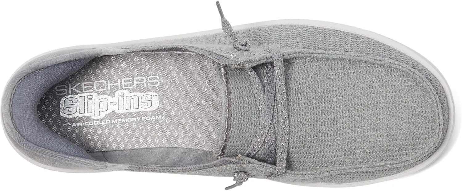 Skechers Women's Venice-Coastal Groove Boat Shoe