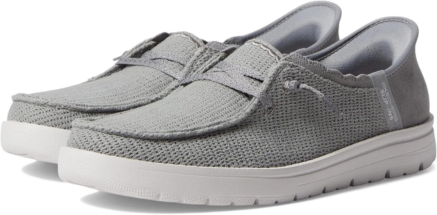 Skechers Women's Venice-Coastal Groove Boat Shoe