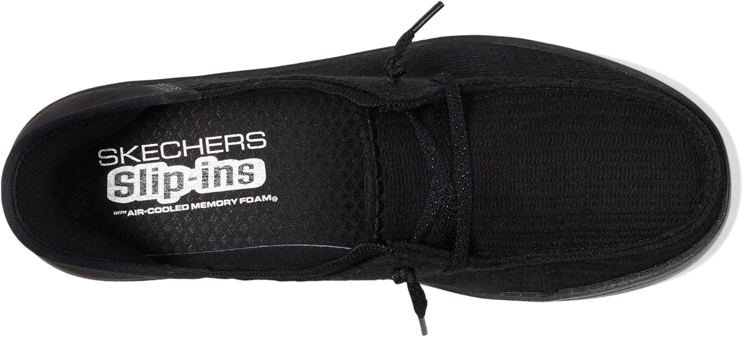 Skechers Women's Venice-Coastal Groove Boat Shoe