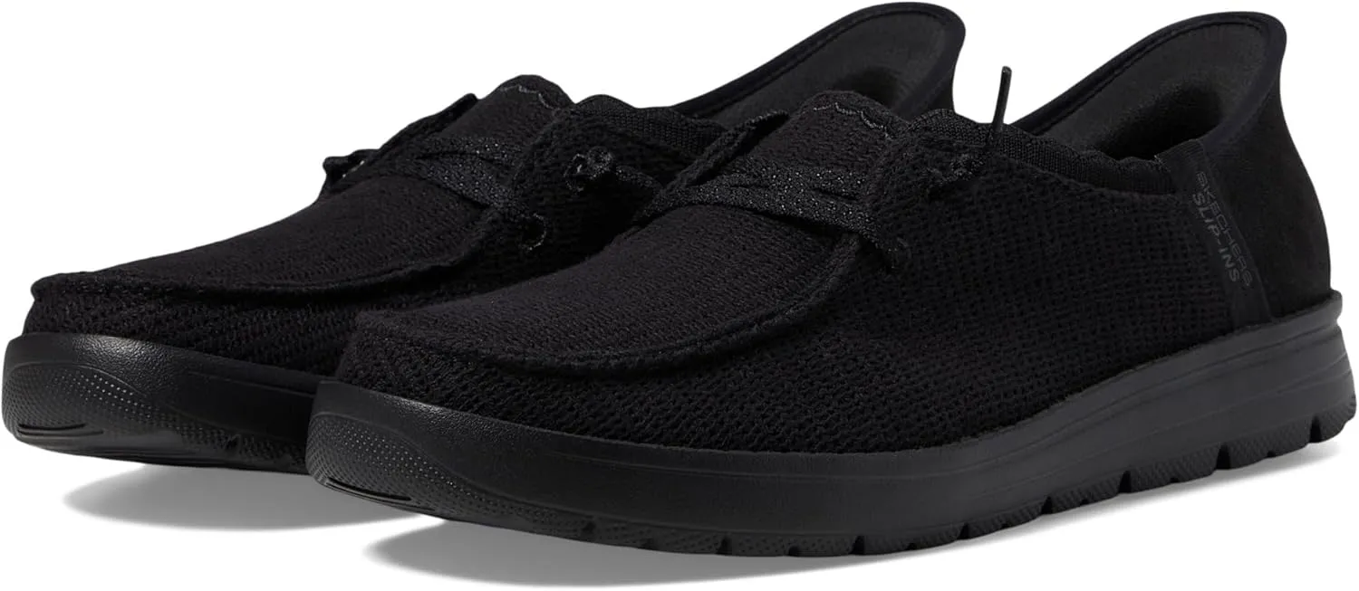 Skechers Women's Venice-Coastal Groove Boat Shoe